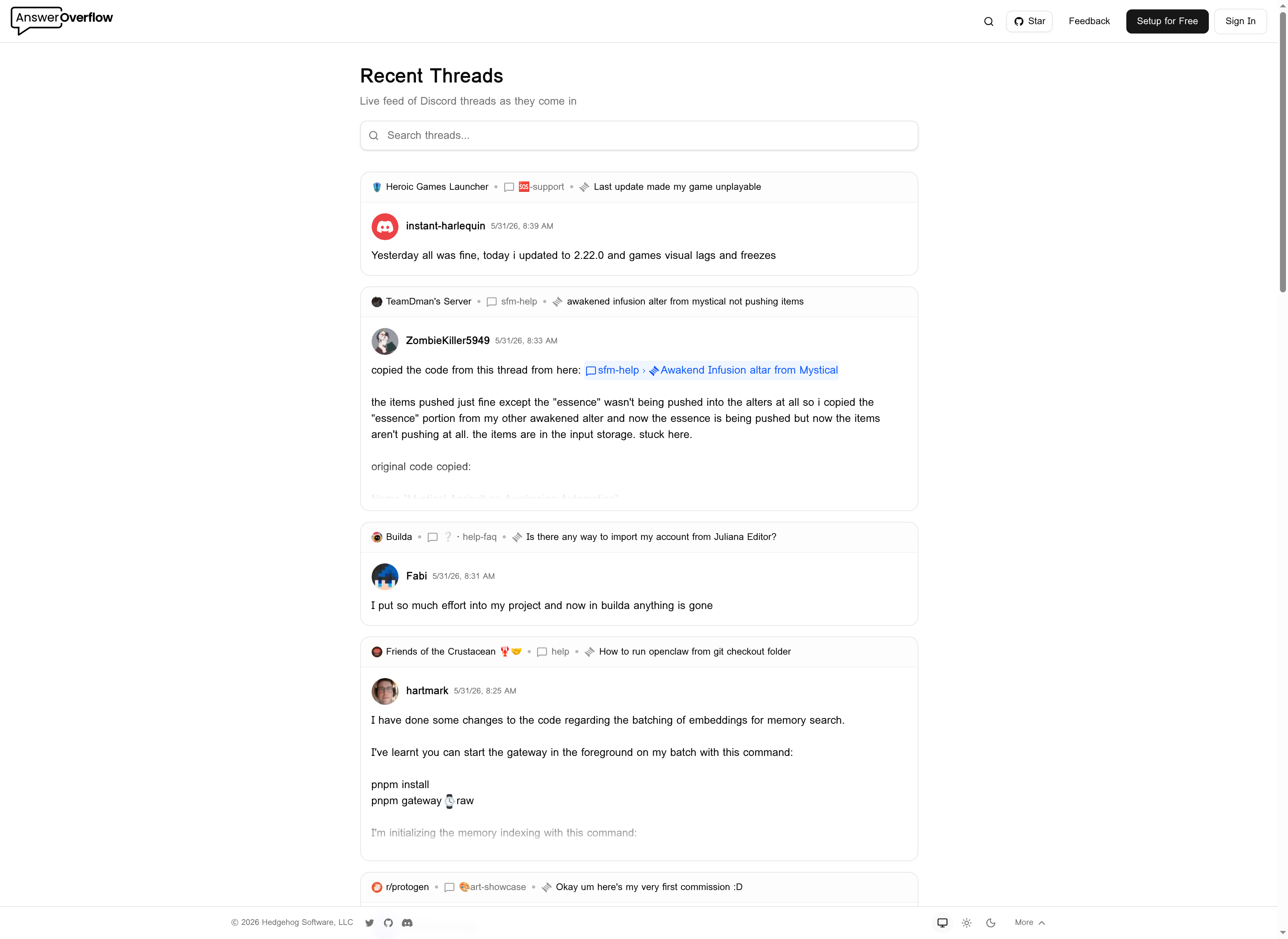AnswerOverflow